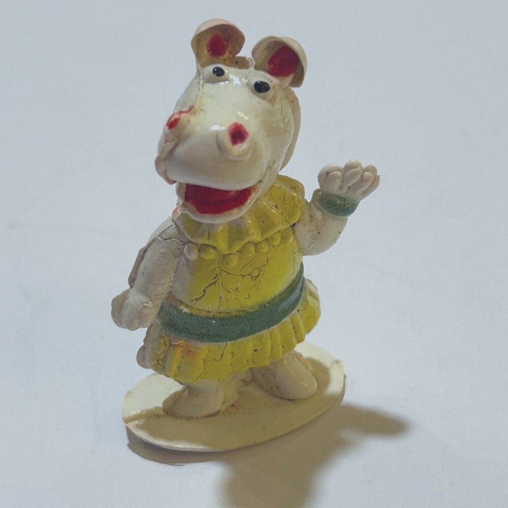Small Plastic Henrietta Hippo Figure New Zoo Revue VINTAGE